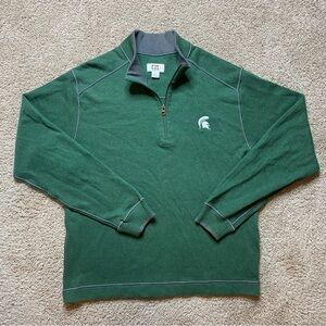 Michigan State University Quarter Zip Sweater